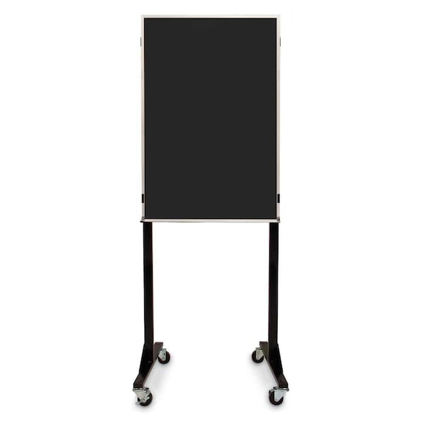 Sliding Door Wood Corkboard, 60"x36", Cher, UV9004OCS-CHERRY-SURF